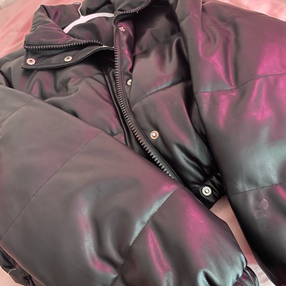 Black Puffer Jacket - Picture 3 of 6